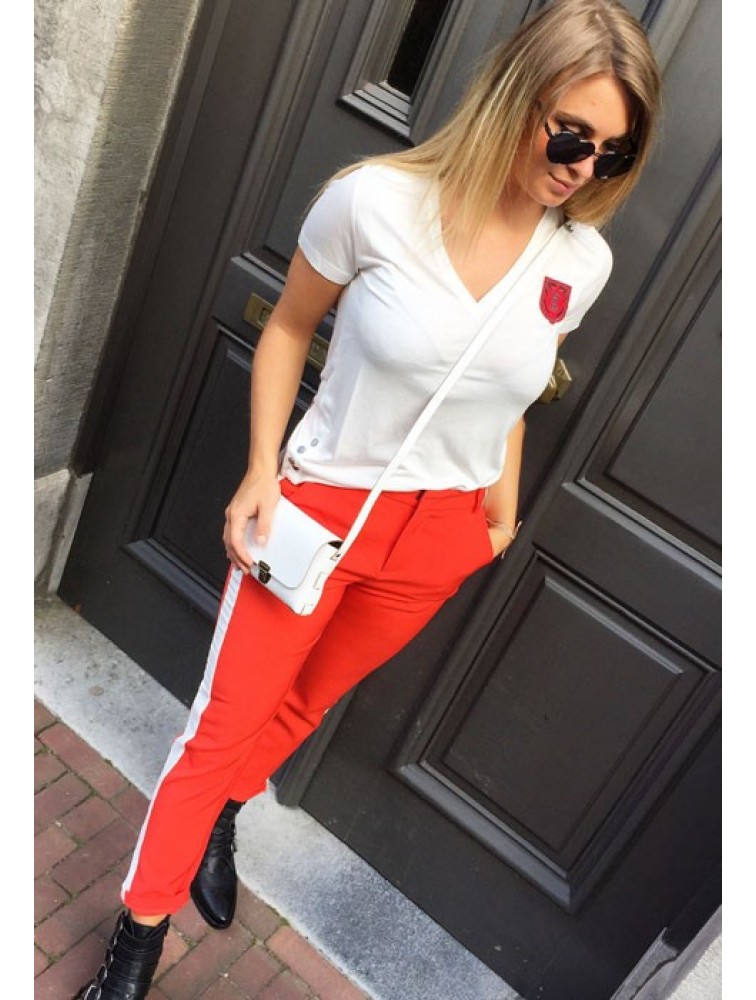 SHE CLOTHES Gigi Pantalon rood